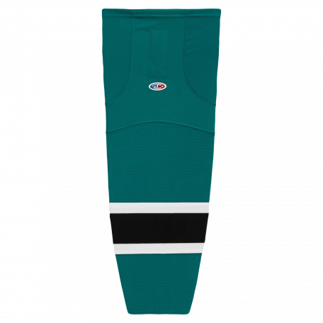 Teal Black White