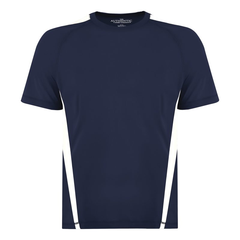Navy and White