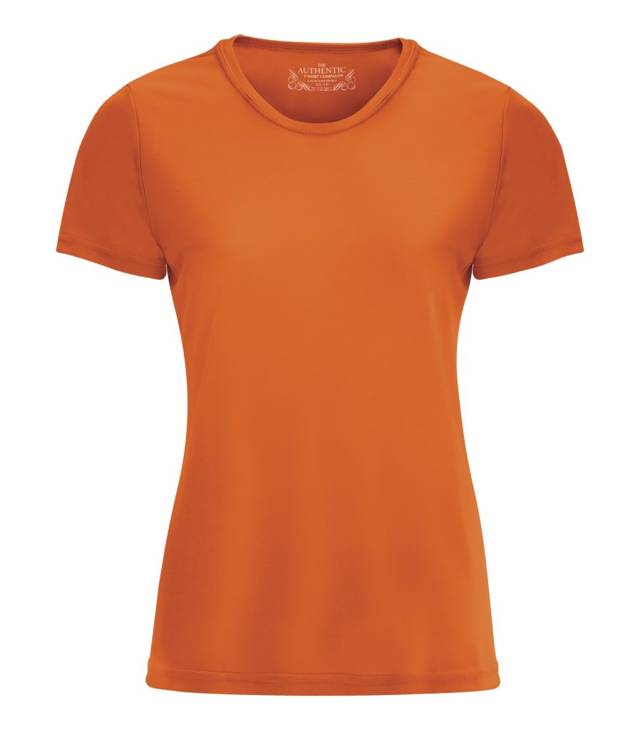 Orange Ladies Sport Shirt