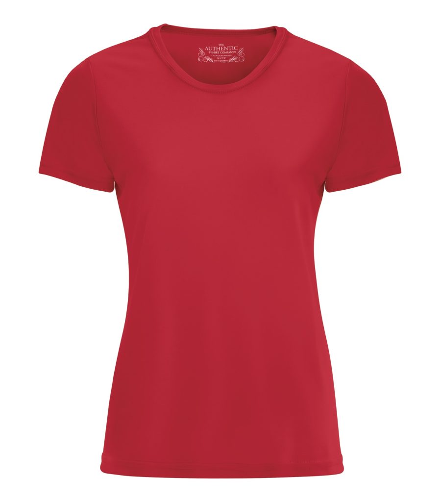 Red Ladies Sport Shirt