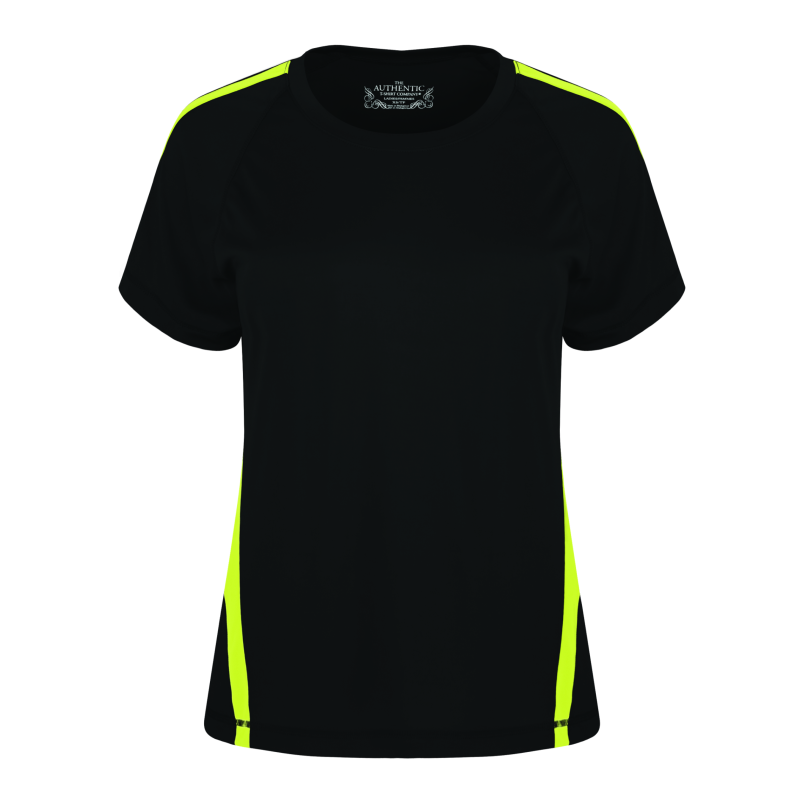 Black with Yellow ribs
