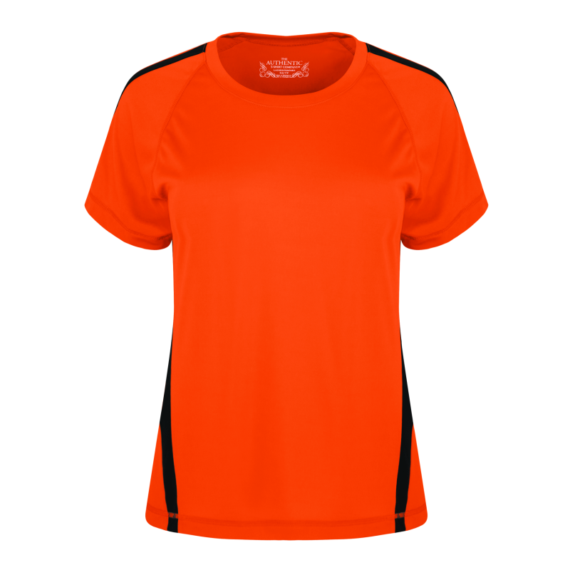 Orange with Black ribs