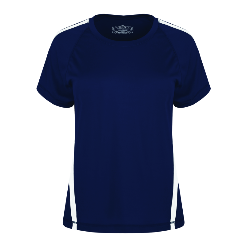 Navy with White ribs