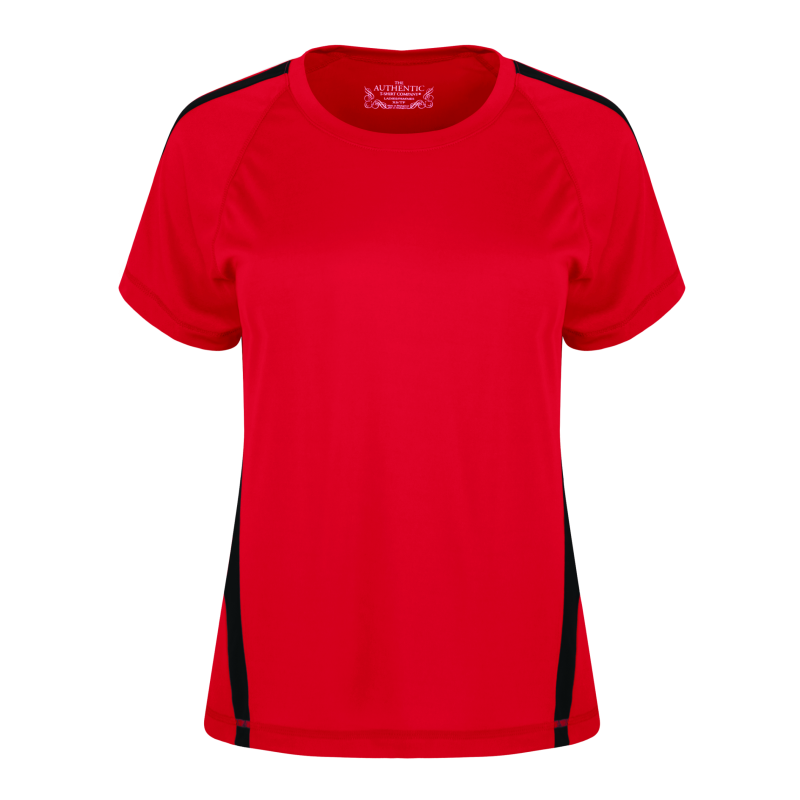 Red with Black ribs