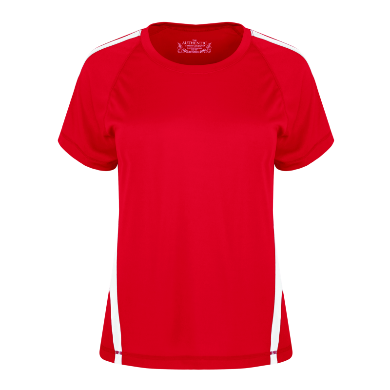 Red with White ribs
