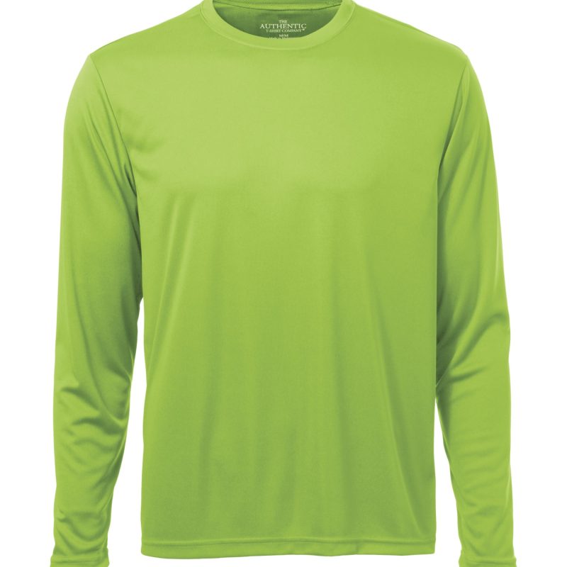 Lime Green Long Sleeve Sport Shirt