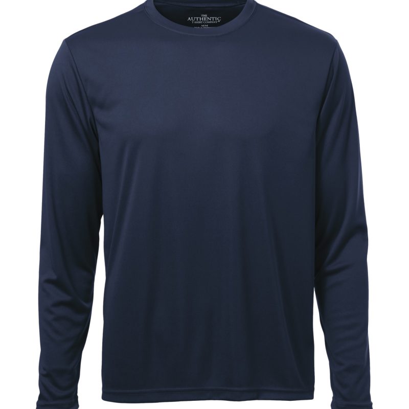 Navy Blue Long Sleeve Sport Shirt