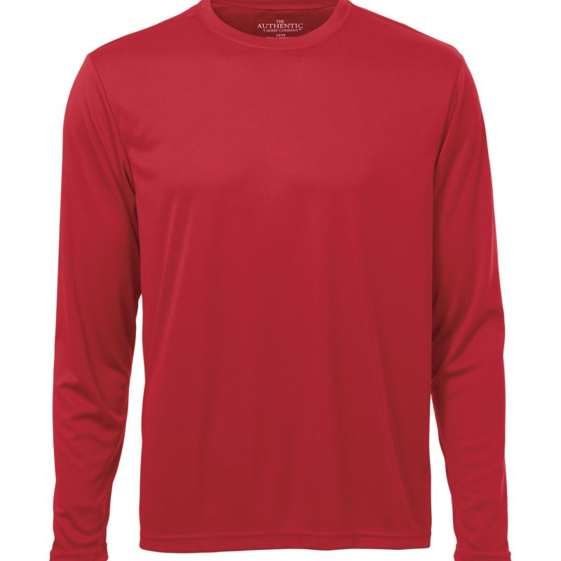 Red Long Sleeve Sport Shirt