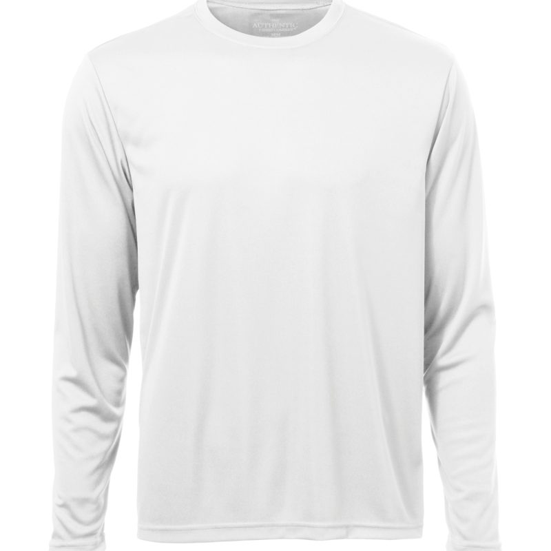 White Long Sleeve Sport Shirt