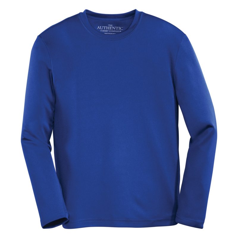 Royal Blue Youth Long Sleeve Sport Shirt