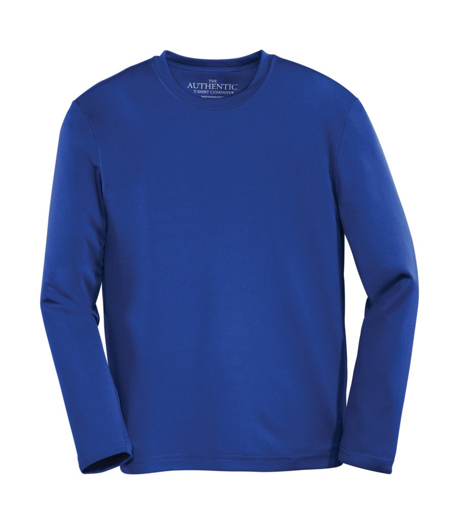 Royal Blue Youth Long Sleeve Sport Shirt