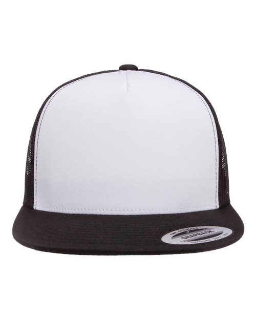White front on Black hat