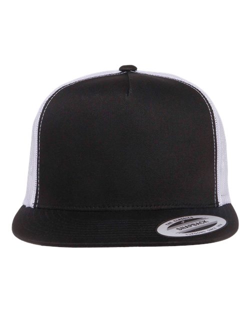 Black with White Mesh