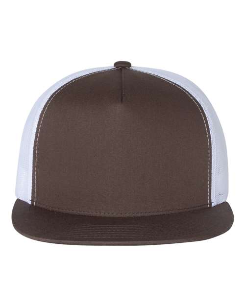 Brown with White Mesh