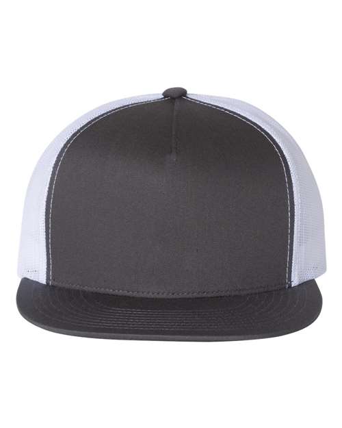 Charcoal with White Mesh