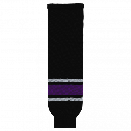 Hockey Sock Los Angeles Black Purple