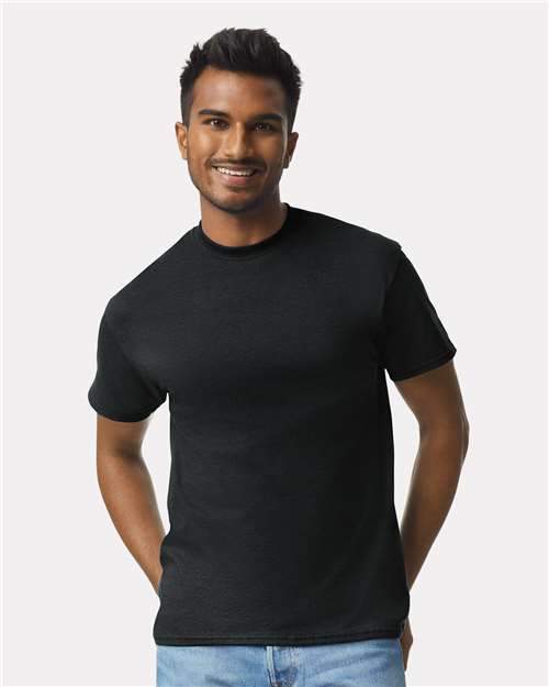 Black t-shirt front