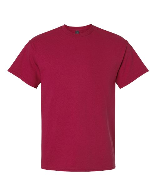 Cardinal Red t-shirt flat lay