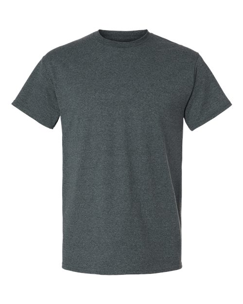 Dark Heather t-shirt flat lay