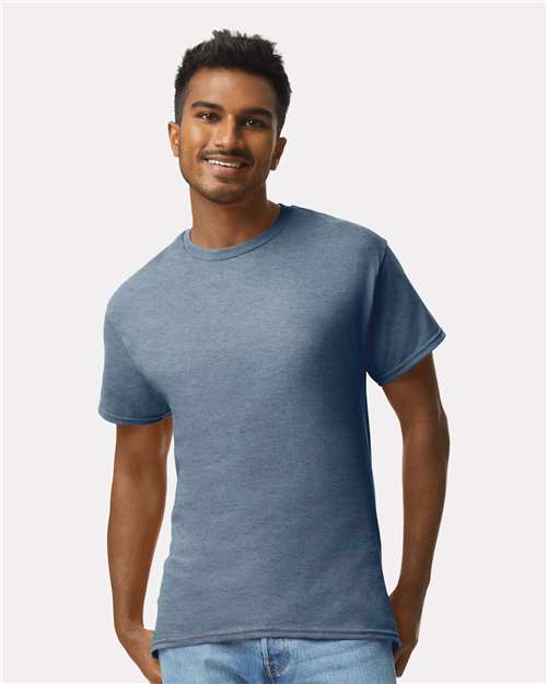 Heather Indigo t-shirt front