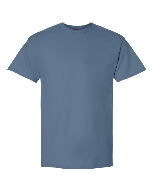 Indigo Blue t-shirt flat lay