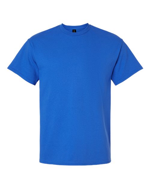 Royal t-shirt flat lay