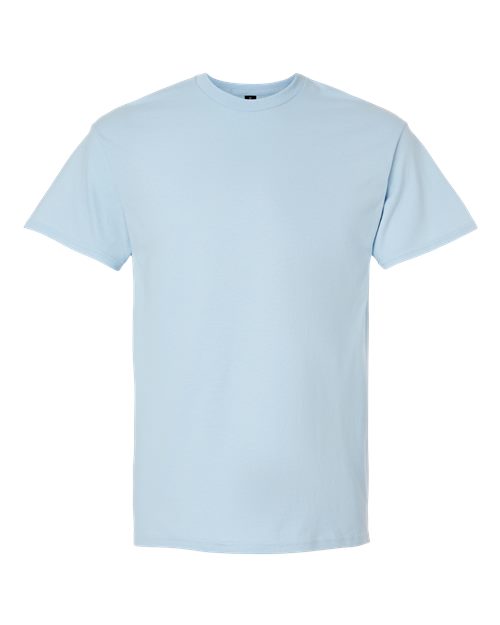 Light Blue t-shirt flat lay
