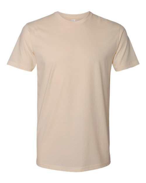 Cream Next Level Cotton t-shirt flat