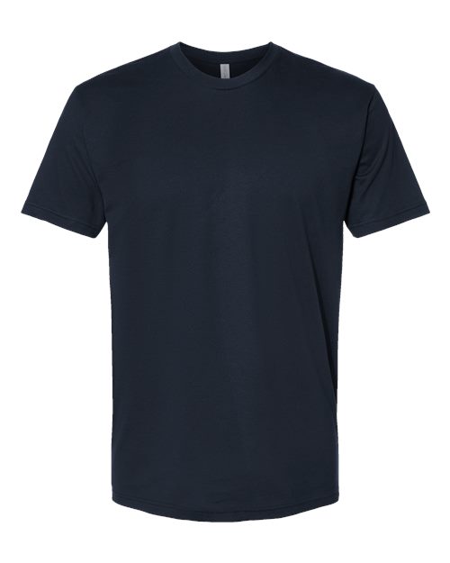 Midnight Navy Next Level Cotton t-shirt flat
