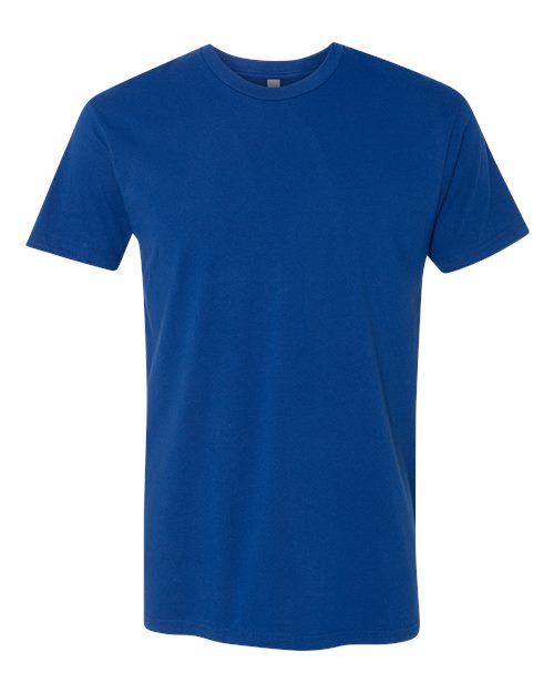 Royal Blue Next Level Cotton t-shirt flat
