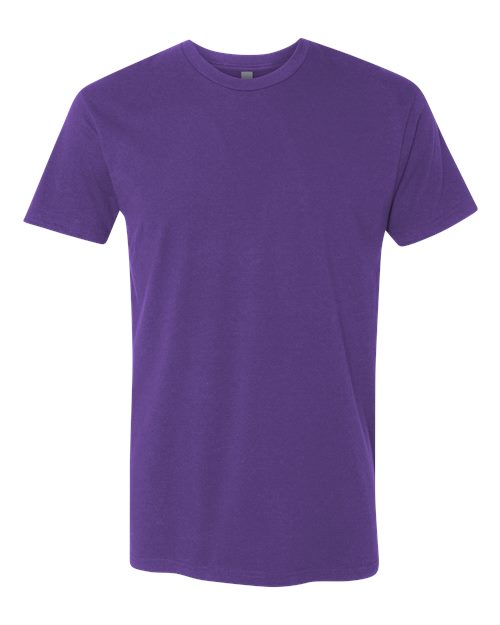 Purple Next Level Cotton t-shirt flat