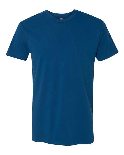 Cool Blue Next Level Cotton t-shirt flat