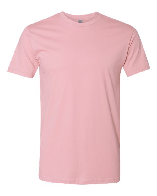 Light Pink Next Level Cotton t-shirt flat
