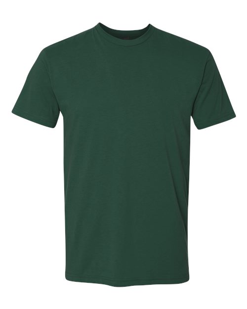 Forest Green Next Level Cotton t-shirt flat
