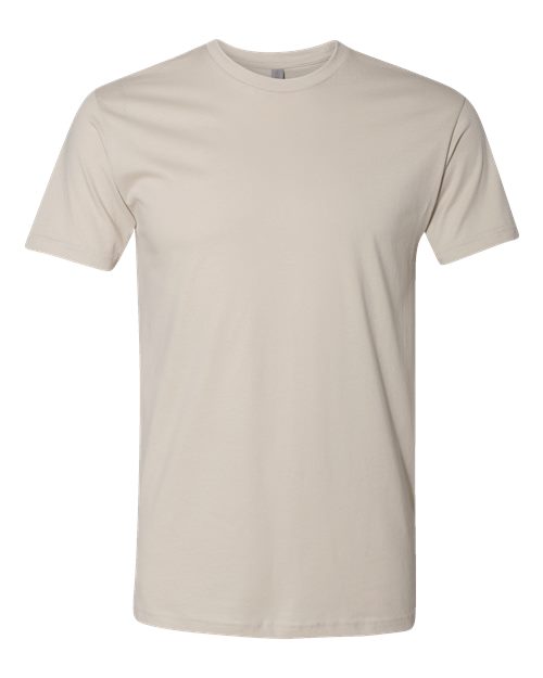 Sand Next Level Cotton t-shirt flat