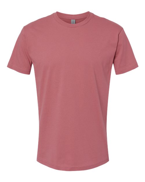 Mauve Next Level Cotton t-shirt flat