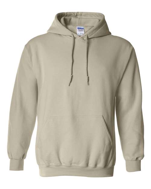 Sand Gildan Heavy Blend Hoodie – Front | Cotton-blend | Custom hoodies by Canadian Custom Jerseys in Canada