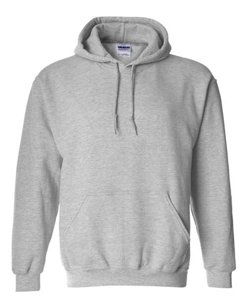 Sport Grey Gildan Heavy Blend Hoodie – Front | Cotton-blend | Custom hoodies by Canadian Custom Jerseys in Canada