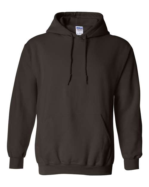 Dark Chocolate Gildan Heavy Blend Hoodie – Front | Cotton-blend | Custom hoodies by Canadian Custom Jerseys in Canada