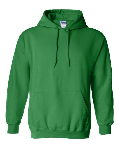 Irish Green Gildan Heavy Blend Hoodie – Front | Cotton-blend | Custom hoodies by Canadian Custom Jerseys in Canada