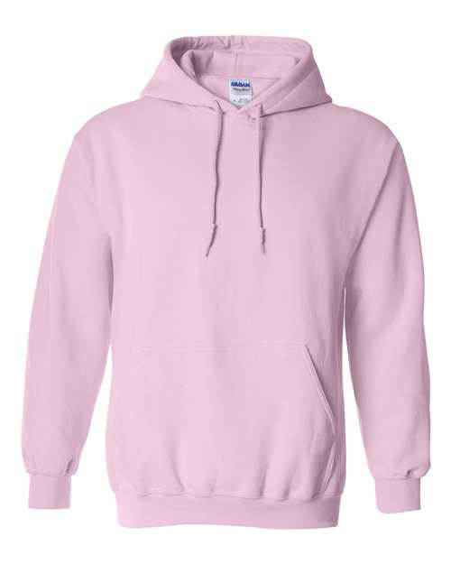 Light Pink Gildan Heavy Blend Hoodie – Front | Cotton-blend | Custom hoodies by Canadian Custom Jerseys in Canada