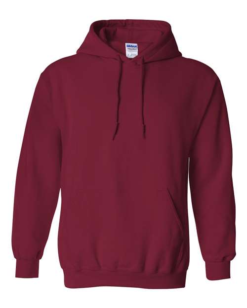 Cardinal Red Gildan Heavy Blend Hoodie – Front | Cotton-blend | Custom hoodies by Canadian Custom Jerseys in Canada