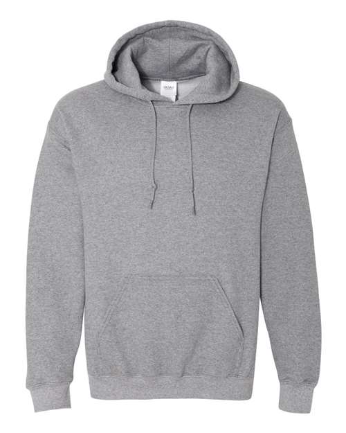 Graphite Heather Gildan Heavy Blend Hoodie – Front | Cotton-blend | Custom hoodies by Canadian Custom Jerseys in Canada