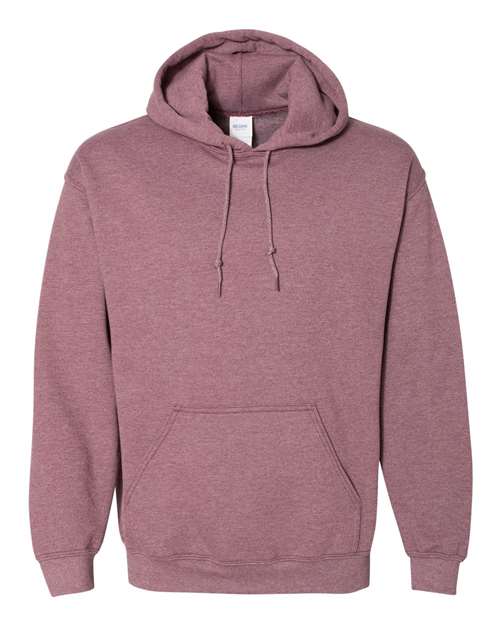 Heather Dark Maroon Gildan Heavy Blend Hoodie – Front | Cotton-blend | Custom hoodies by Canadian Custom Jerseys in Canada