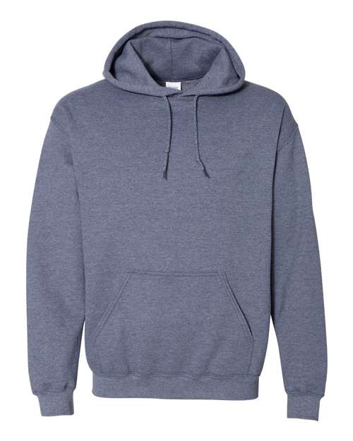 Heather Deep Navy Gildan Heavy Blend Hoodie – Front | Cotton-blend | Custom hoodies by Canadian Custom Jerseys in Canada