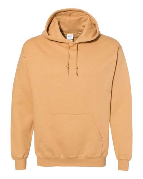 Old Gold Gildan Heavy Blend Hoodie – Front | Cotton-blend | Custom hoodies by Canadian Custom Jerseys in Canada