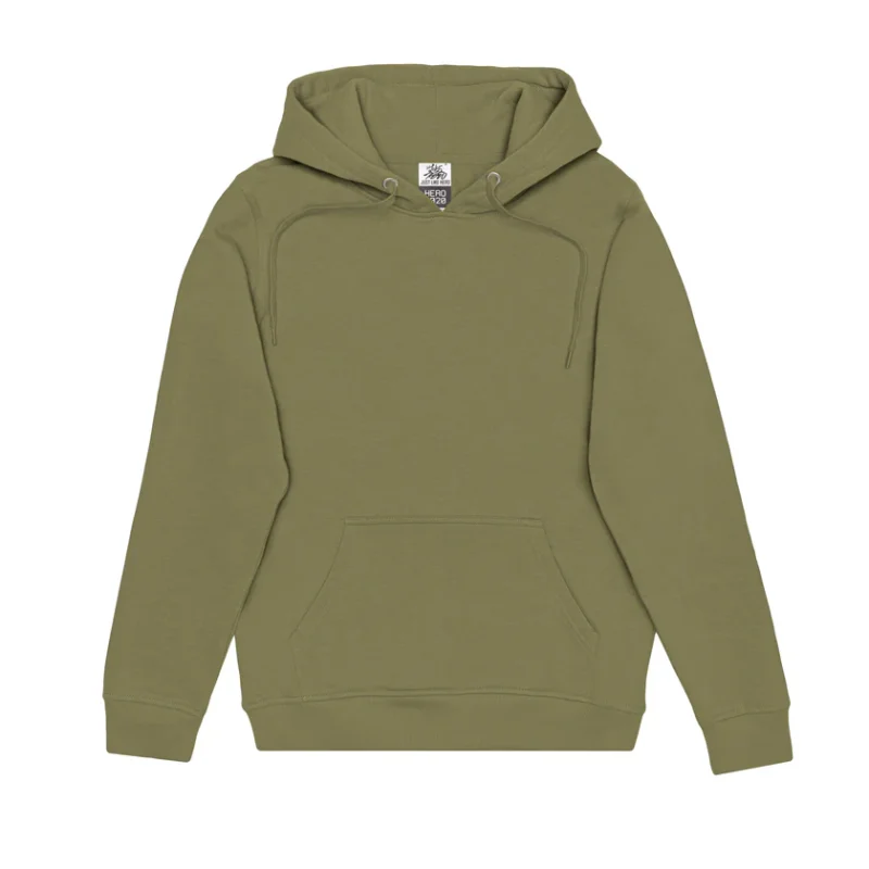 Olive Just Like Hero Midweight Hoodie
