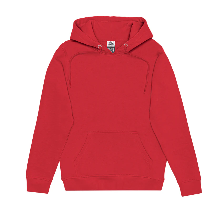 Red Just Like Hero Midweight Hoodie